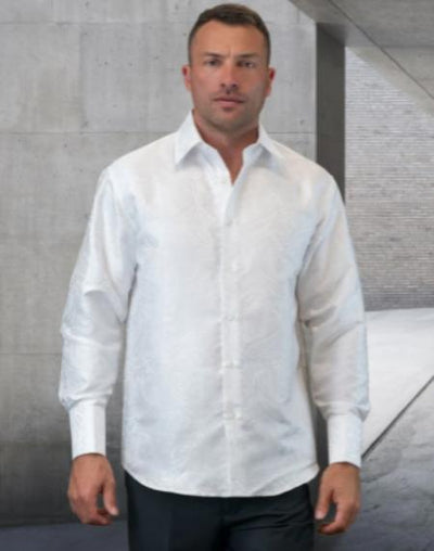 Mens Floral Shirt - Paisley Casual Shirt