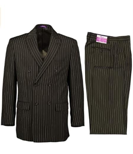 1920s Gangster Custom - Bold Gangster Pinstripe Suit