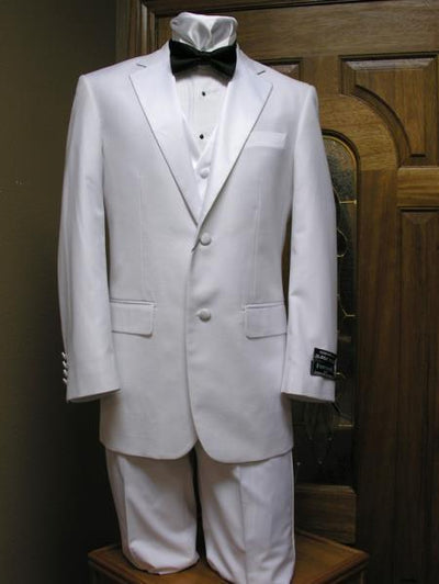 White Groom Tuxedo