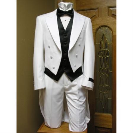 White Groom Tuxedo