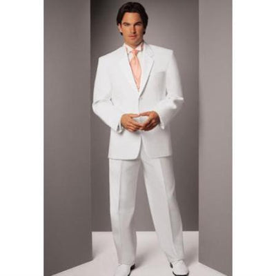 White Groom Tuxedo