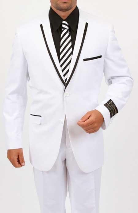 White Groom Tuxedo
