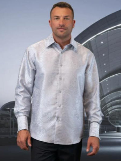 Mens Club Shirt - Shiny Sateen Shirt
