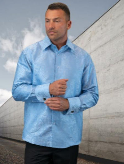 Mens Club Shirt - Shiny Sateen Shirt