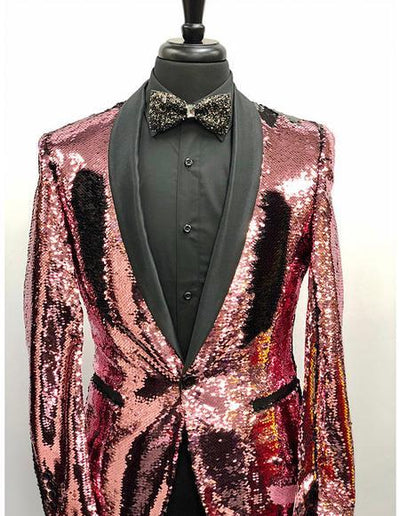 Pink and Black Tuxedo