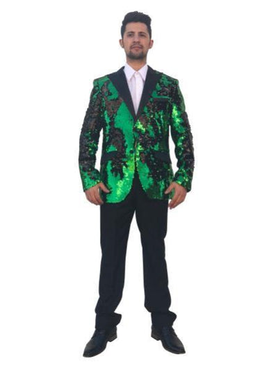 Mardi Gras Outfits For Men - Green ~ Black