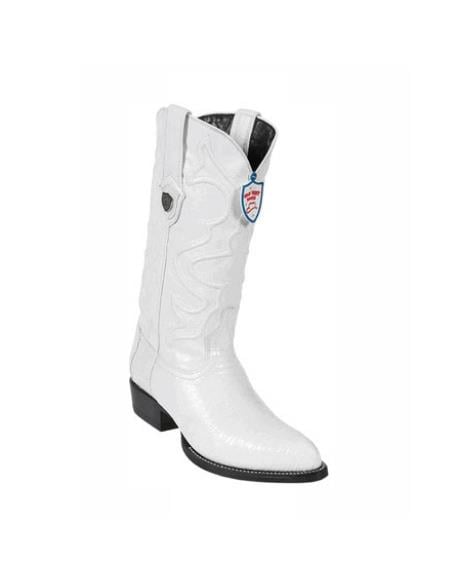 Mens White Cowboy Boot - White