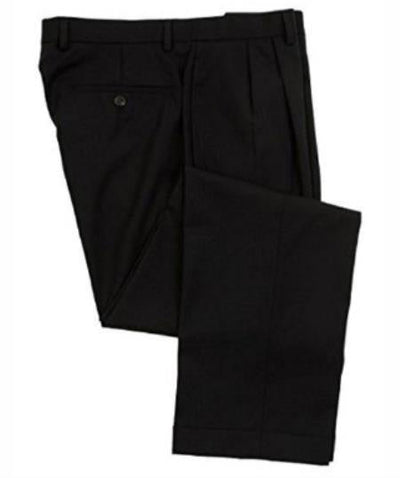 Mens Double Pleated Trousers - Double Pleated Dress Pants - Slacks Tan