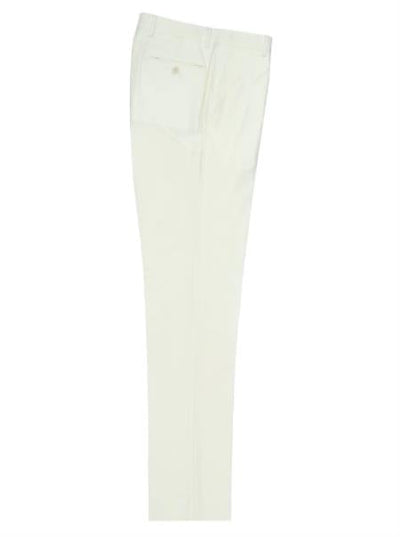 Mens Modern Fit Itaian Design Flat Front Modern Pants