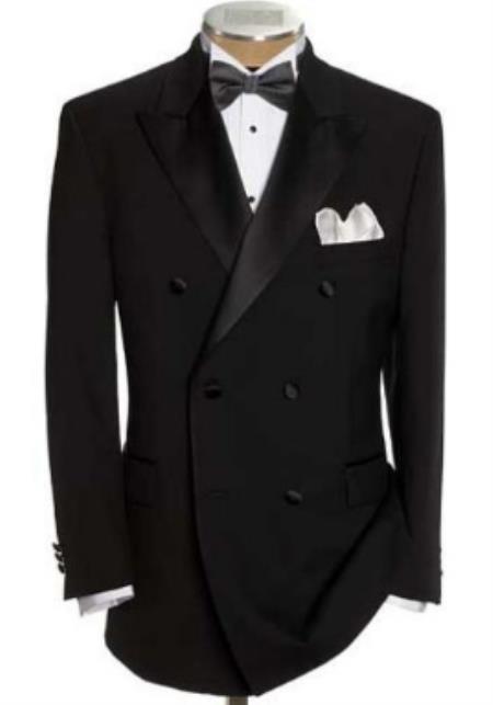 Mens Big and Tall Suits - Suits For Big Men - Big Guys Black