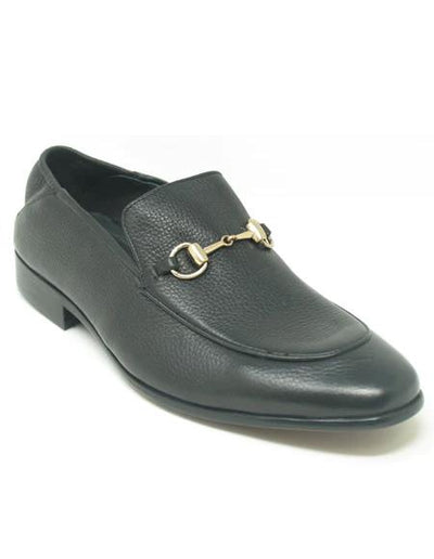 Black and Gold Dress Shoe