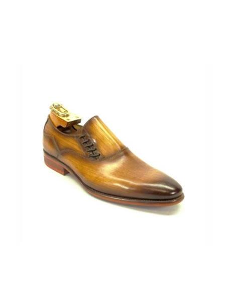 Mens Light Brown Mens Dress Shoes