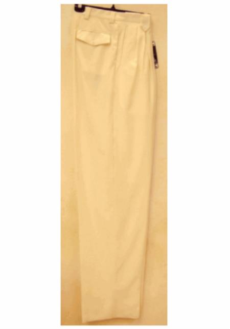 Mens Ivory Dress Pants - Cream Pants - Off White Slacks