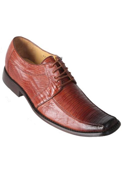 Los Altos Lizard Dress Shoes Cognac