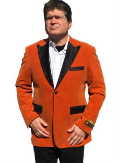 Bright Orange Suit With Pants - Light Orange Suit