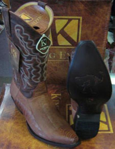 Mens Cowboy Boots Size 13 Cognac