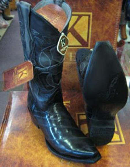 Mens Cowboy Boots Size 13 Gray