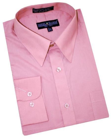 Wedding Shirts For Groom - Groomsmen Dress Shirt Mauve