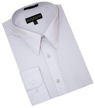 Wedding Shirts For Groom - Groomsmen Dress Shirt Silver Grey