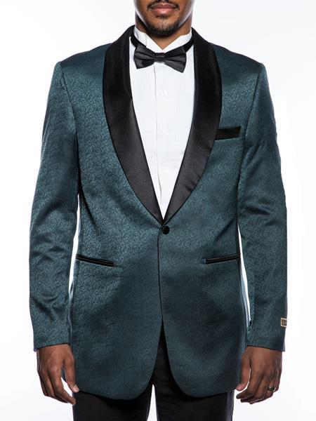 Teal Tuxedo - Teal Prom Suits - Teal Prom Tuxedos Jacket
