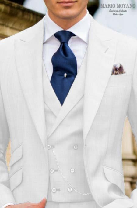 Mens Suits White