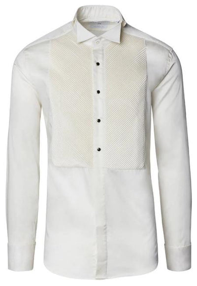 Mens Collar Shirt - Beige