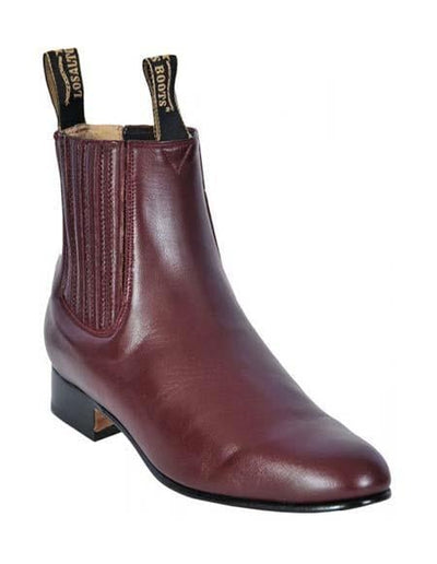 Deerskin Cowboy Boots - Burgundy Deerskin Boots - Deer Boots - Deer Skin Boots
