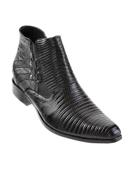 Deerskin Cowboy Boots - Black Deerskin Boots - Deer Boots - Deer Skin Boots