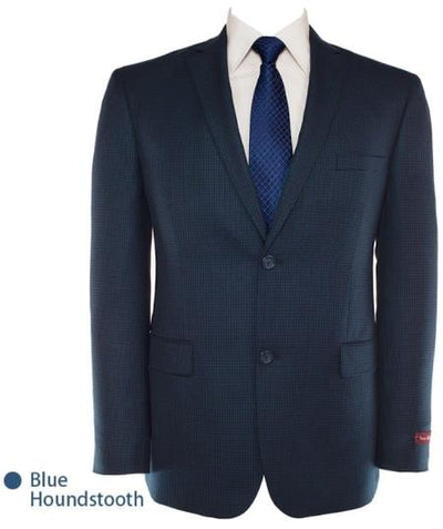 Mens Slim Fit Jacket Single Breasted Two Buttons Blazer