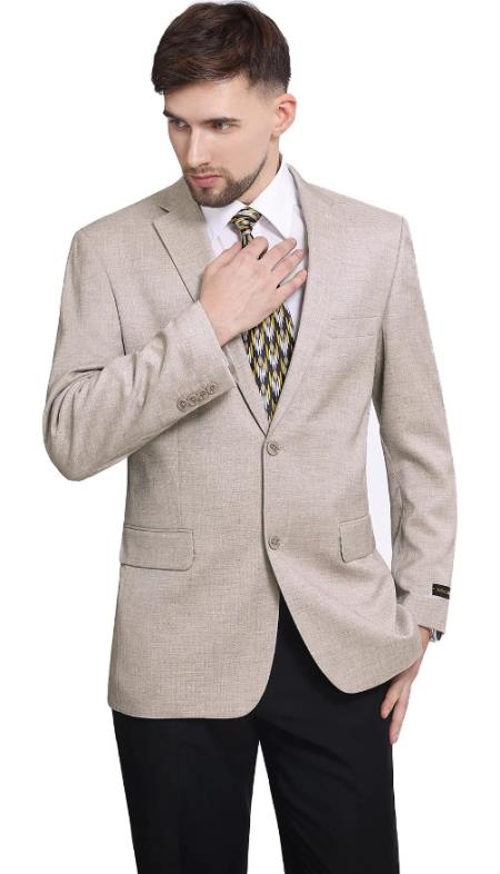 Mens Suit Blazer Jacket Two Button Stretch Sports Coats Classic Fit Rugby Tea