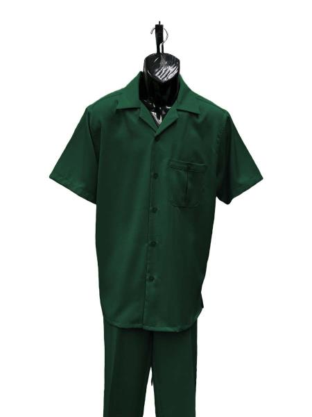 Emerald Green Walking Suit 