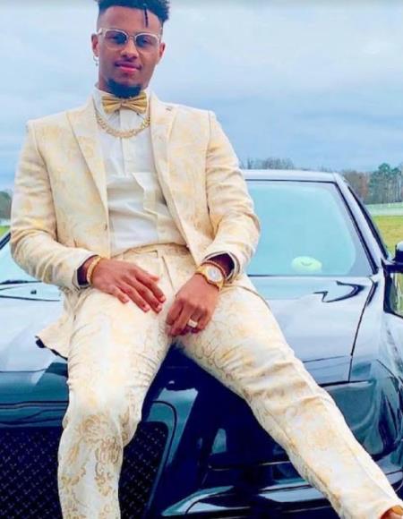 Mens Blazer Ivory