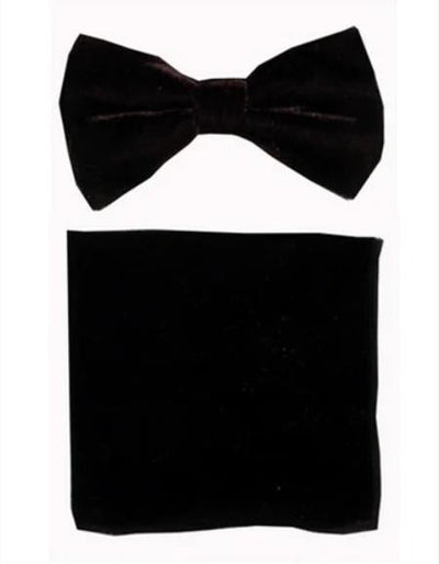 SKU#JA61029 Mens Formal - Wedding Bowtie - Prom Black Velvet Bowtie