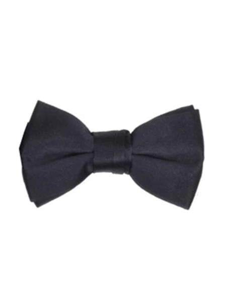 Mens Formal - Wedding Bowtie - Prom Solid Black Bowtie
