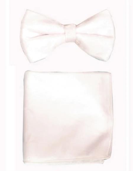 Mens Formal - Wedding Bowtie - Prom White Bowtie