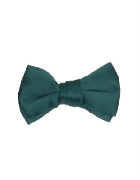 Mens Formal - Wedding Bowtie - Prom Hunter Green Bowtie