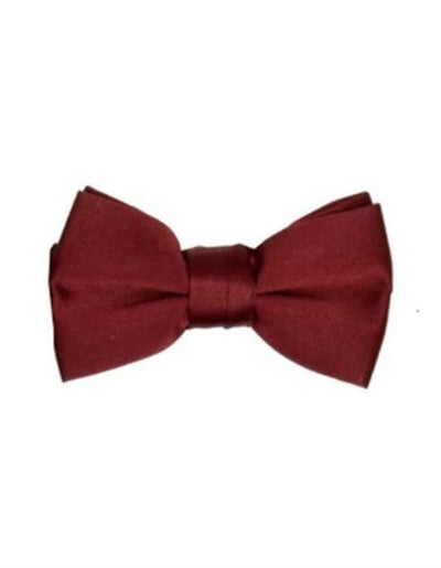 Mens Formal - Wedding Bowtie - Prom Deep Red Pre-Tied Bowtie