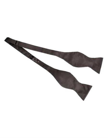 Mens Formal - Wedding Bowtie - Prom Charcoal Bowtie