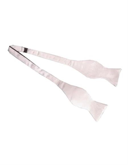 Mens Formal - Wedding Bowtie - Prom Pink Self-Tie Bowtie