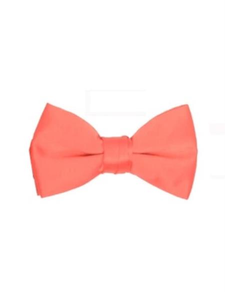 Mens Formal - Wedding Bowtie - Prom Melon Bowtie