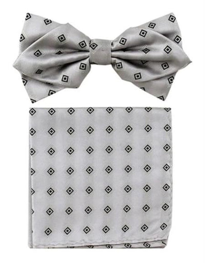 Mens Formal - Wedding Bowtie - Prom Black Square Bowtie
