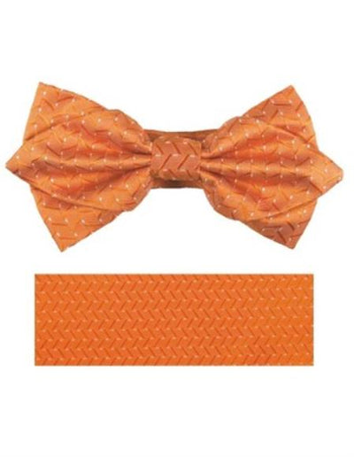 Mens Formal - Wedding Bowtie - Prom Orange Bowtie