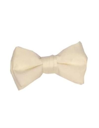 Mens Formal - Wedding Bowtie - Prom Solid Ivory Bowtie