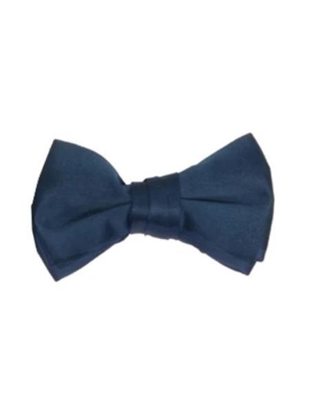 Mens Formal - Wedding Bowtie - Prom Navy Blue Pre-Tied Bowtie