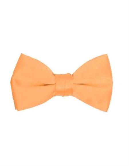 Mens Formal - Wedding Bowtie - Prom Melon Pre-Tied Bowtie