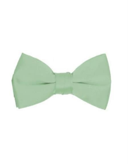 Mens Formal - Wedding Bowtie - Prom Mint Green Pre-Tied Bowtie