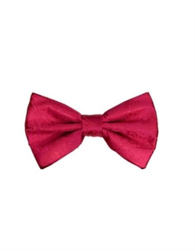 Mens Formal - Wedding Bowtie - Prom Magenta Paisley Bowtie
