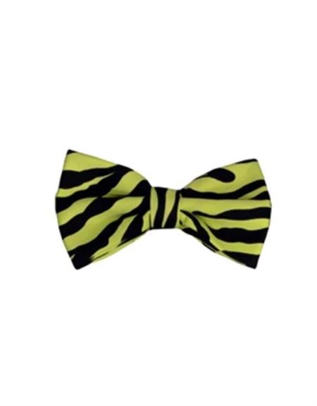 Mens Formal - Wedding Bowtie - Prom Future Yellow Bowtie