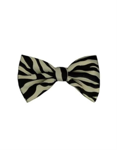 Mens Formal - Wedding Bowtie - Prom Ivory Animal Print Bowtie