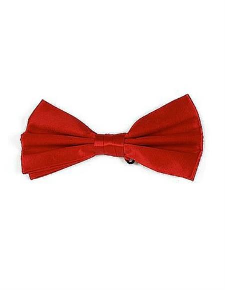 Mens Formal - Wedding Bowtie - Prom Red Bowtie